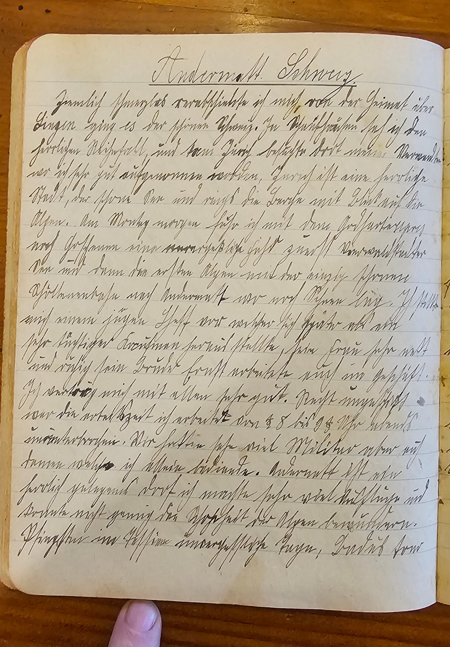 Diary page 40