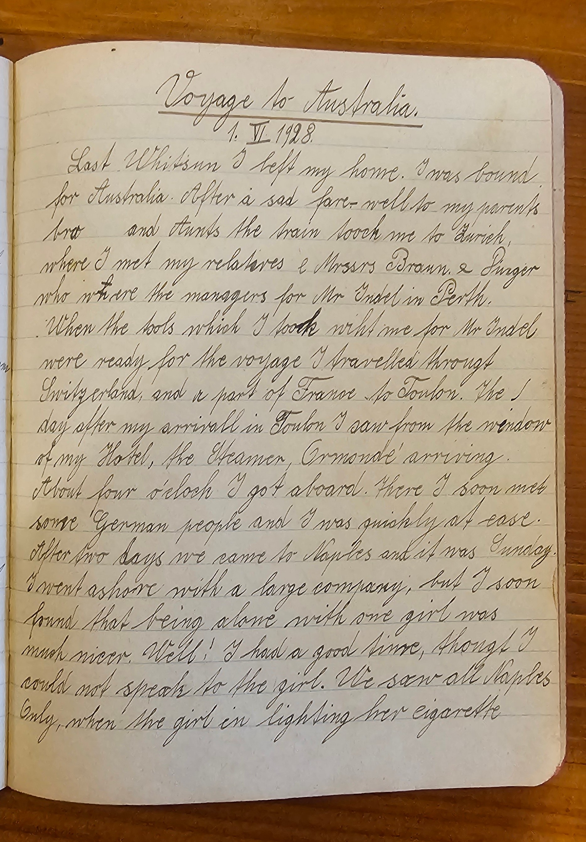 Diary page 45